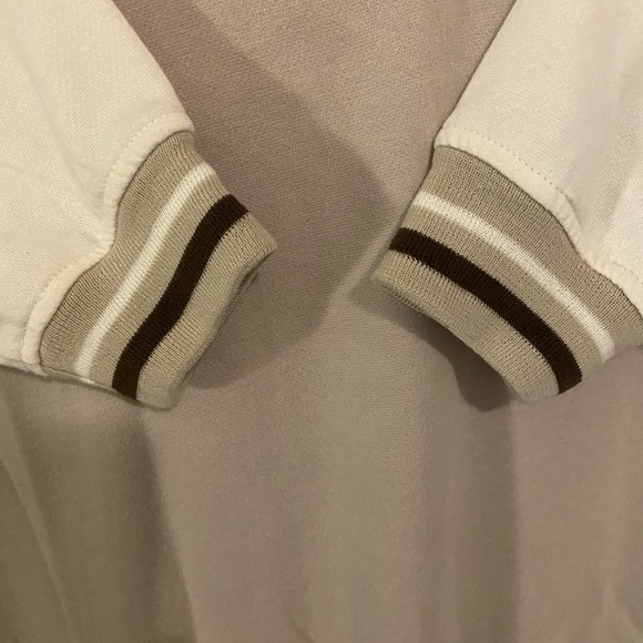 Blue Notes Fleece Varsity Bomber Jacket - Picture 4 of 6